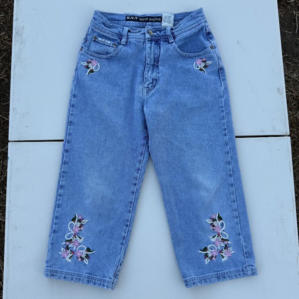 Embroidered Regular Straight Jeans